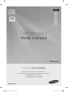 Mode d’emploi Samsung RB29FEJNDSA Réfrigérateur combiné