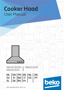 Manual BEKO HNU51310SH Cooker Hood