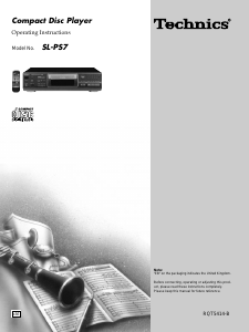Handleiding Technics SL-PS7 CD speler