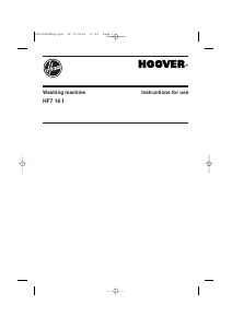 Handleiding Hoover HF7 16 INL Wasmachine