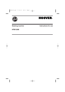 Handleiding Hoover HFM130 MUK Wasmachine