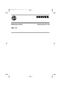 Handleiding Hoover HMC131UKC Wasmachine