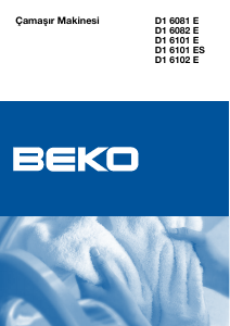 Kullanım kılavuzu BEKO D1 6101 ES Çamaşır makinesi