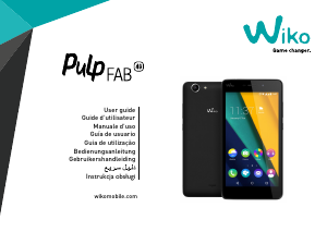 Handleiding Wiko Pulp Fab 4G Mobiele telefoon