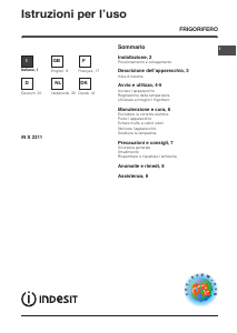Manuale Indesit IN S 2332 Frigorifero