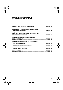 Mode d’emploi Indesit BA 136 SA+ Réfrigérateur combiné