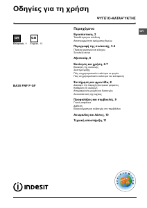 Manual Indesit BA 35 FNF P GF (GR) Frigorífico combinado
