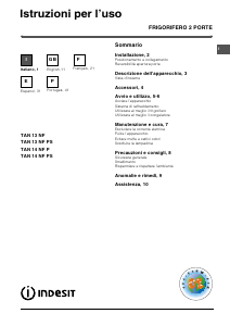 Manuale Indesit TAN 14 NF PS (0) Frigorifero-congelatore