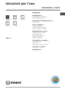 Handleiding Indesit TAE 3 V (SP) (0) Koel-vries combinatie