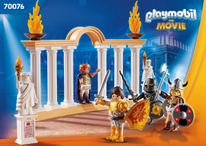 Instrukcja Playmobil set 70076 The Movie Playmobil: the movie cesarz maximus w koloseum