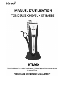 Mode d’emploi Harper HTM60 Tondeuse