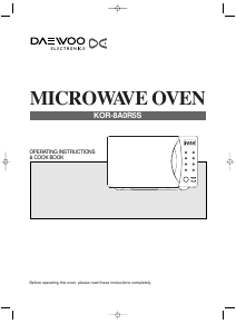 Handleiding Daewoo KOR8A0R5S Magnetron