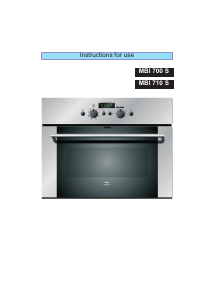 Bruksanvisning Whirlpool MBI 710 S Mikrovågsugn