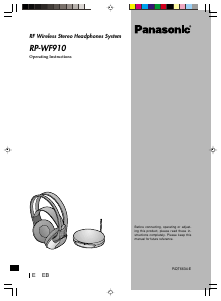 Bruksanvisning Panasonic RP-WF910E Hörlurar