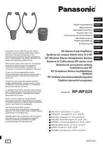Bedienungsanleitung Panasonic RP-WFG20E Kopfhörer