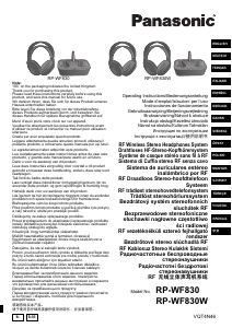 Mode d’emploi Panasonic RP-WF830WE Casque