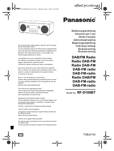 Instrukcja Panasonic RF-D100BTEG Radio