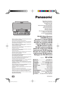 Instrukcja Panasonic RF-U700 Radio