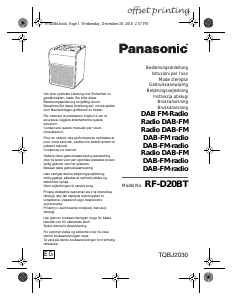 Brugsanvisning Panasonic RF-D20BTEG Radio