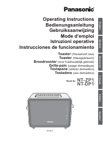 Manual Panasonic NT-ZP1VXE Toaster