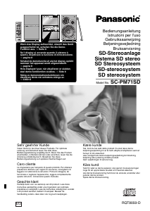 Bedienungsanleitung Panasonic SC-PM71SD Stereoanlage