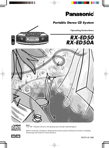 Bruksanvisning Panasonic RX-ED50 Stereoanläggning