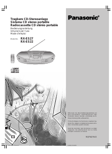 Bedienungsanleitung Panasonic RX-ES27EG Stereoanlage