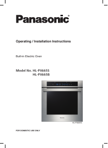 Manual Panasonic HL-PX665S Oven