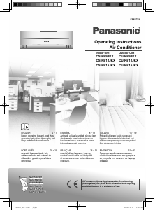 Manual Panasonic CS-RE15JKX Ar condicionado