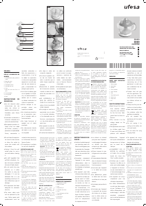 Manual de uso Ufesa EX4935 Exprimidor de cítricos