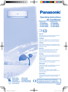Manual Panasonic CS-RE9NKE Ar condicionado