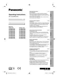 Manuale Panasonic CS-KE35TKE Condizionatore d’aria