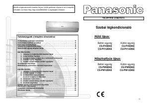 Használati útmutató Panasonic CS-PV9DKE Légkondicionáló berendezés