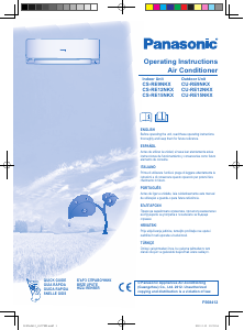 Manual Panasonic CS-RE12NKX Ar condicionado
