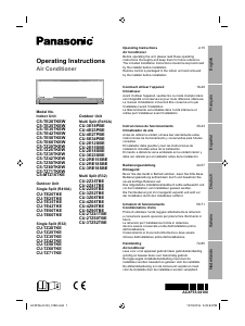Handleiding Panasonic CS-TE25TKEW Airconditioner