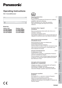 Manual Panasonic CS-RE24QKE Ar condicionado