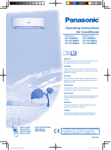 Manual Panasonic CS-YE12MKX Ar condicionado