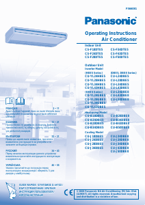 Mode d’emploi Panasonic CS-F28DTE5 Climatiseur