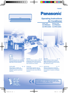 Manual Panasonic CS-PW12GKX Ar condicionado