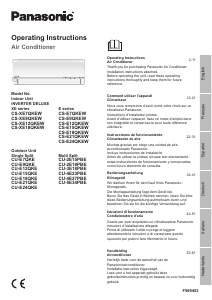Manual de uso Panasonic CS-E9QKEW Aire acondicionado