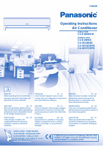 Mode d’emploi Panasonic CS-E18HKEW Climatiseur
