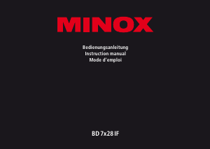 Bedienungsanleitung MINOX BD 7x28 IF Fernglas