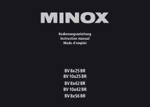 Bruksanvisning MINOX BV 8x25 BR Kikare
