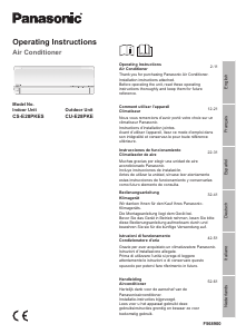 Mode d’emploi Panasonic CS-E28PKES Climatiseur