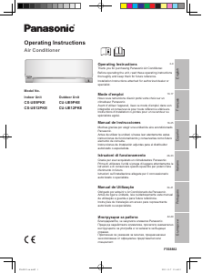 Manuale Panasonic CS-UE15PKE Condizionatore d’aria