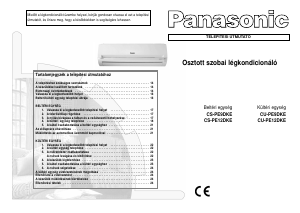 Használati útmutató Panasonic CS-PE9DKE Légkondicionáló berendezés