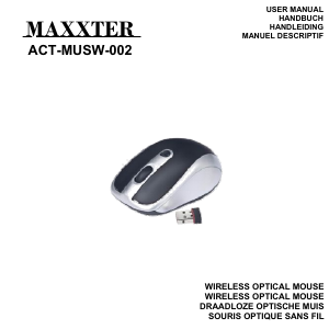 Handleiding Maxxter ACT-MUSW-002 Muis