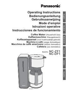 Bedienungsanleitung Panasonic NC-ZF1HXE Kaffeemaschine