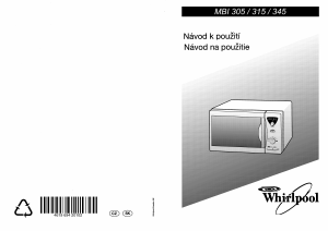 Návod Whirlpool MBI 345 W Mikrovlnná rúra