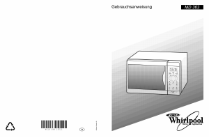 Bedienungsanleitung Whirlpool MD 363/BL Mikrowelle